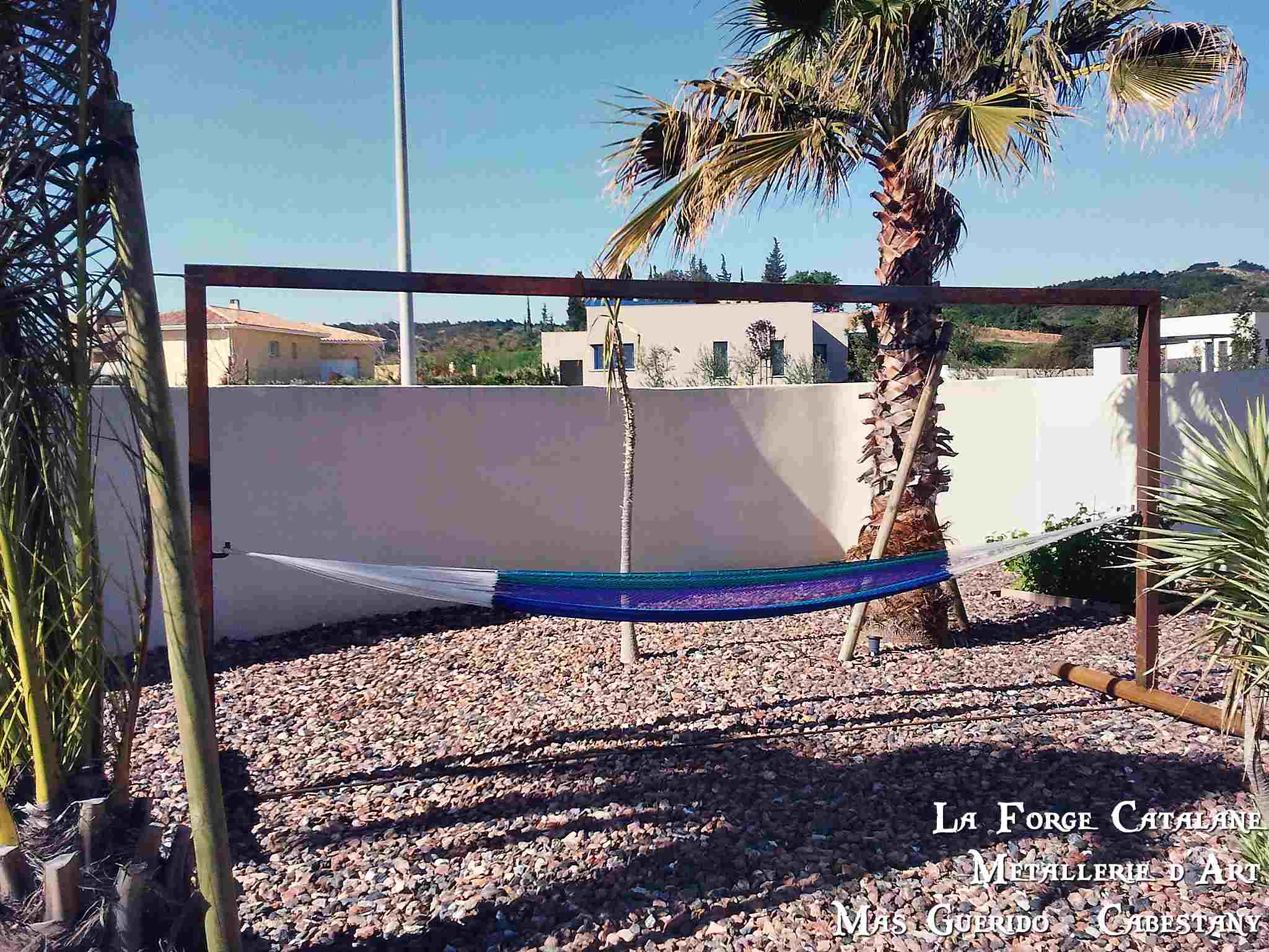 Structure support hamac 2  fer Forge Catalane Cabestany.jpg